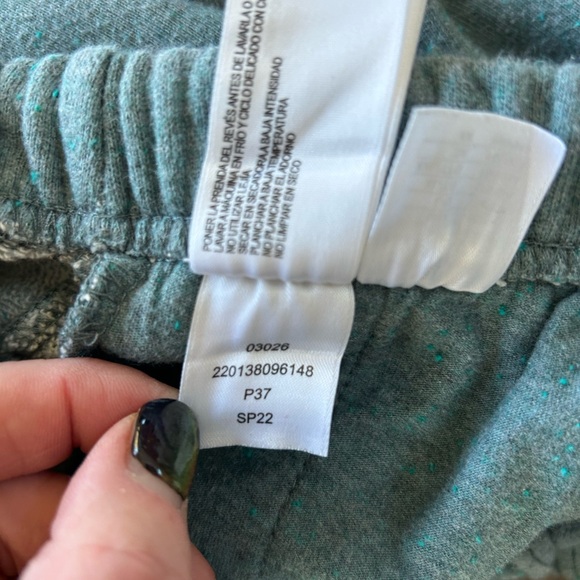 Roots Women’s Green Flecked Fleece Joggers Sweatpants - Size Small - Picture 6 of 7